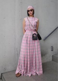 sorm'86 チェック柄トップス sorm86 dramatic dress sorm'86 チェック柄トップス sorm86 dramatic dress - メルカリ