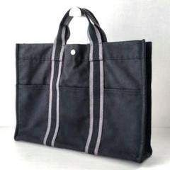 エルメス　トートバッグ　フールトゥMM　トワルアッシュ 　HERMES