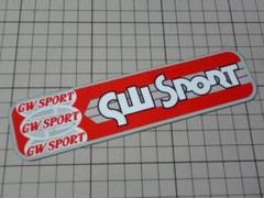 正規品 GW SPORT ステッカー 159×39mm ゴールドウイン
