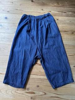 08Mab デニム　サルエルパンツ　ウエストゴム
