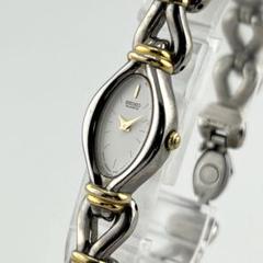 祝開店！大放出セール開催中 稼働/良品】SEIKO クォーツ 1F20-6A60 ホワイト レディース 時計