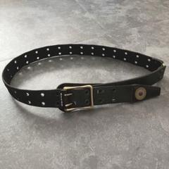 schorl military leather belt 5351 Y2K