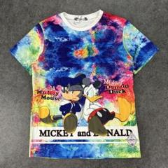 E.M.A.X Disney Mickey Donaldo 虹 Tシャツ