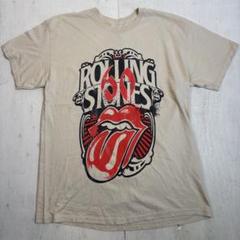 バンドTシャツ　ローリングストーンズ　ROLLING STONES ベージュ　L