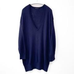 美品 mizuiroind Vネックニットプルオーバー シンプル RELAX