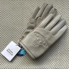 Vivienne Westwood レザー手袋 グレー - メルカリ
