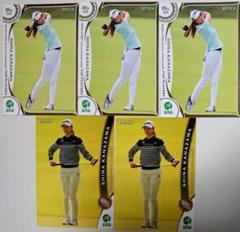 【金澤志奈】エポック JLPGA トレカ 5枚セット 女子プロゴルフ