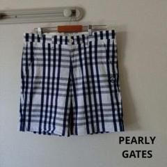 PEARLY GATES パーリーゲイツ ハーフパンツ チェック ゴルフ XL