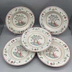 Villeroy&Bochビレロイ＆ボッホ アメリカンサンプラー スープ皿5枚 Villeroy&Bochビレロイ＆ボッホ アメリカンサンプラー スープ皿5