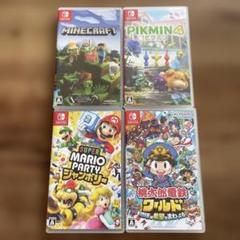 マイクラ、ピクミン、桃鉄、ジャンボリー 人気4点セット n*︎様 マイクラ、ピクミン、桃鉄、ジャンボリー 人気4点セット