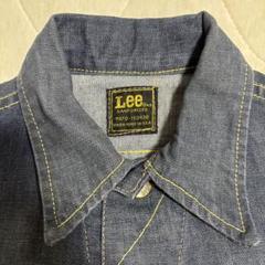70s Lee デニムジャケット 短丈 ヴィンテージ 70s Lee 220-J デニムジャケット USA製 ビッグサイズ リー