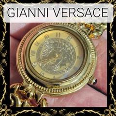GIANNI VERSACE メデューサゴールド 腕時計 電池交換済 ビンテージ GIANNI VERSACE メデューサゴールド 腕時計 電池交換済
