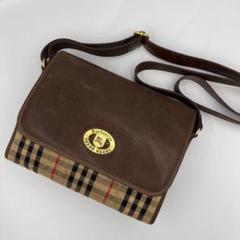 BURBERRY ロゴ シャドーホース PVC クロスボディ ショルダーバッグ