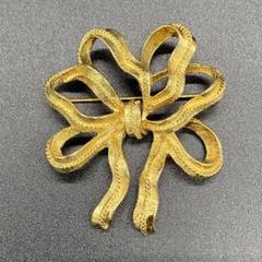Monet リボンモチーフのヴィンテージブローチ Monet リボンモチーフのヴィンテージブローチ