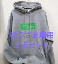 ゆうさま専用　ジン IGIN ポップアップ限定裏起毛フーディー x黒トレーナー ゆうさま専用 ジン IGIN ポップアップ限定裏起毛フーディー x黒
