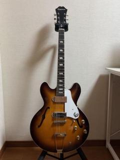 Epiphone Casino NA 2006 peerless　ハードケース Epiphone/エピフォン カジノ フルアコ ブラウンサンバースト