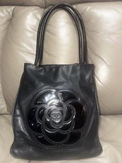 CHANEL - 良品 CHANEL シャネル カメリア ロゴ バッグ