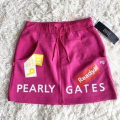 未使用　PEARLYGATES パーリーゲイツ　スウェットスカート　1 ピンク