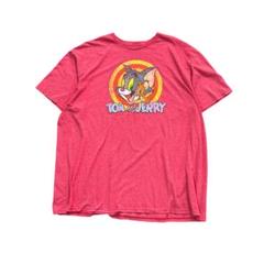 7TSM2 【トムとジェリー】アニメTシャツ　インポート　古着　used