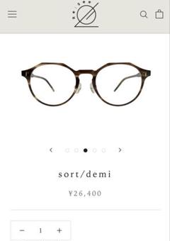 Re:See sort/demi メガネ ¥26,400 sort/B-brown – Re:See
