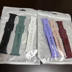 【スマートウォッチ】交換用バンド 38mm 6色セット 気分で簡単着せ替え！