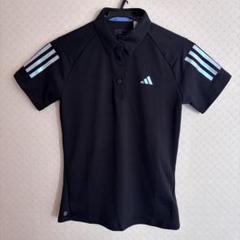 adidas レディース ポロシャツ 黒
