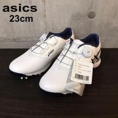 【新品】ASICS アシックス ゴルフシューズ Boa レディース 24.5 白 GEL-ACE TOUR-LADY Boa | WHITE/INDIGO BLUE | レディース