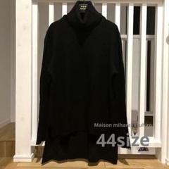 メゾンミハラヤスヒロ タートルネックニット44 size BK