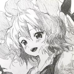 手描きイラスト　原画　東方Project　フランドール・スカーレット