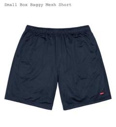 Supreme Small Box Baggy Mesh Short ネイビーのサムネイル