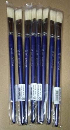 【未開封品】サクラクレパス 画筆 豚毛 プラ軸 平型20号 BF＃20 8本のサムネイル