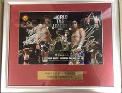 新日本プロレス　内藤哲也　直筆サイン入りフォトフレーム1 シンニチプレミアムストア】内藤哲也選手の直筆サイン入り