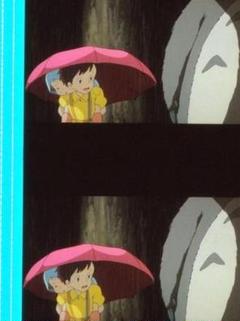 となりのトトロ 35mmフィルム 連続５コマ サツキ 日高のり子 メイ 坂本千夏