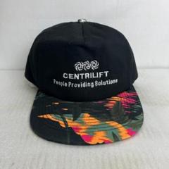 【US古着】CENTRILIFT ビンテージ トラッカーキャップ 花柄 黒 ②