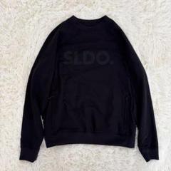 極美品 AddElm SLDO.エスルド ロゴ プルオーバーナイロンスニード
