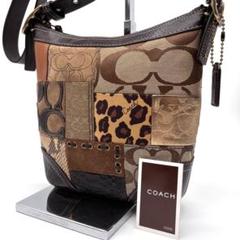 タグ付き未使用品✨人気のパッチワークデザイン❗️ COACH コーチ　ポーチ 2025年最新】Yahoo!オークション -コーチパッチワークポーチの