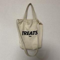 KITH treats italic tote white トートバッグ