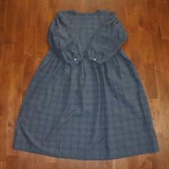 sorte cuff ロングワンピース グレー