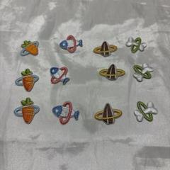 ⭐️ 刺繍 アイロン ワッペン アップリケ ミニ 刺繍 アイロン接着