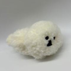 塩川いづみ　ビションフリーゼ　MAMBO ぬいぐるみ　お座り　マスコット