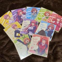 五等分の花嫁　色紙コンプリートセット TVアニメ『五等分の花嫁』公式 on X: 