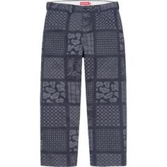 Supreme Paisley Grid Chino Pant (SS20) - $148