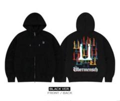 期間限定セール G-DRAGON メルカリ - ブラック フーディージップアップ ÜBERMENSCH アイドル