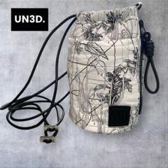 UN3D.　LINE FlOWER QUILTING PURSE