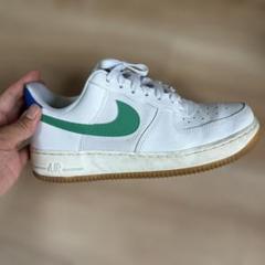 Nike エアフォース１｜ホワイト/ブルー/グリーン25.5cm
