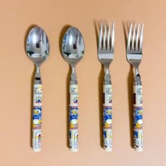 ☆レア　東京ディズニーランド ミッキー　ドナルドダック　カトラリー3点セット 東京ディズニーランドで30年前に購入 フォーク 3本セット - メルカリ