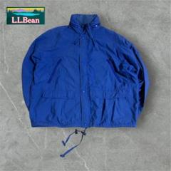 【I93】80s 山タグL.L.Beanエルエルビーンナイロンジャケットブルー