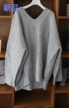 完売品‼︎新品KatrinTOKYO big v-neck knit］ - メルカリ