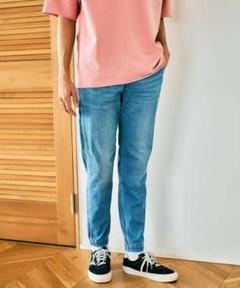 ベイフロー　リラックススウェットジョガーデニム　【M～L】　強ストレッチ　藍青 BAYFLOW ベイフロー スウェットデニム ジョガーパンツ ブルー