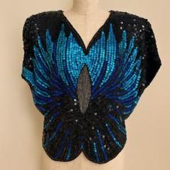 ☆ Iris ダンス衣装 スパンコールトップス M〜L
